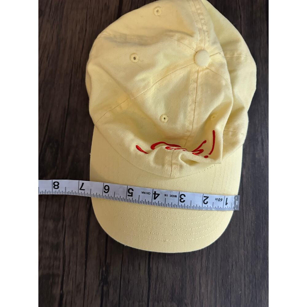 Lisa Says Gah Yellow 'Gah!' Embroidered baseball dad hat - Picture 5 of 7